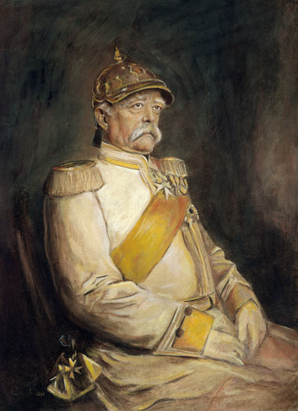 Bismarck in Kürassieruniform / Lenbach von Franz von Lenbach