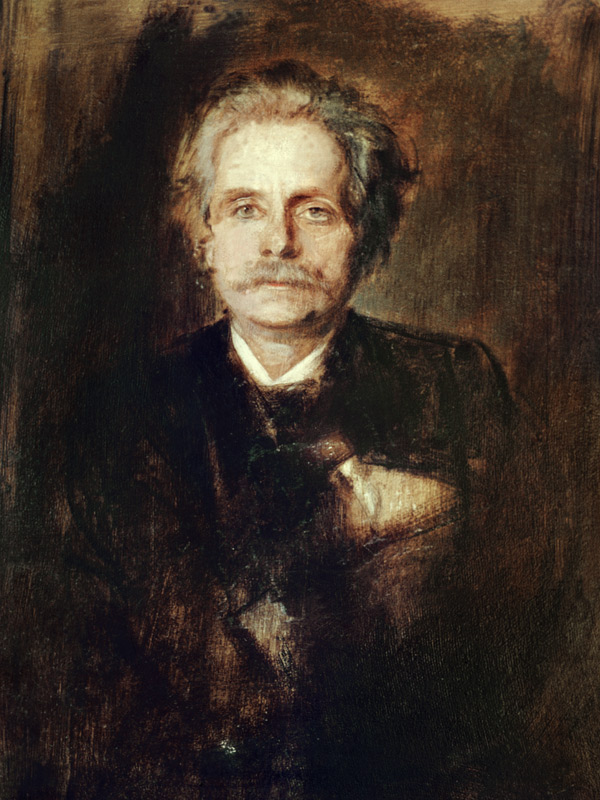 Edvard Grieg / portrait by Lenbach von Franz von Lenbach