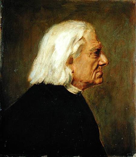 The Composer Franz Liszt (1811-86) von Franz von Lenbach
