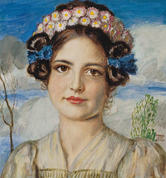 Bildnis der Tochter Mary. von Franz von Stuck
