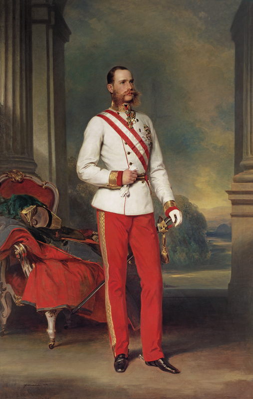 Franz Joseph I, Emperor of Austria (1830-1916) wearing the dress uniform of an Austrian Field Marsha von Franz Xaver Winterhalter