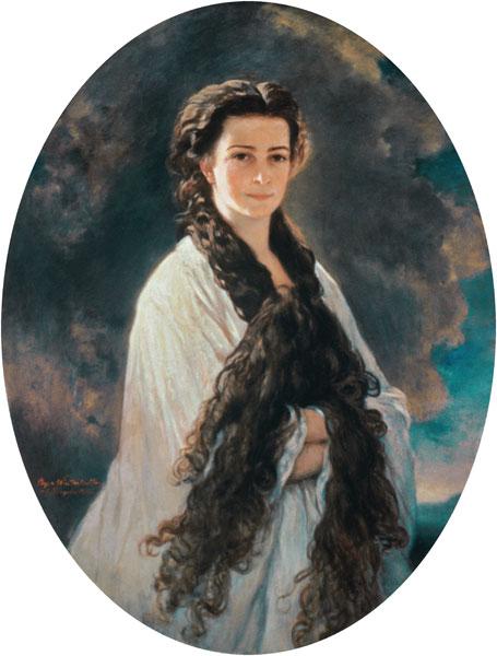 Kaiserin Elisabeth von Österreich im Morgenlicht 1864