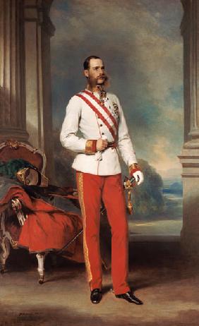 Kaiser Franz Joseph von Österreich. 1865