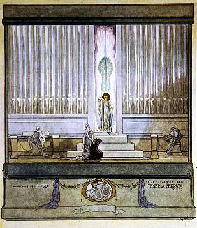 Illustration from Dante''s ''Divine Comedy'', Purgatory, Canto IX: 127