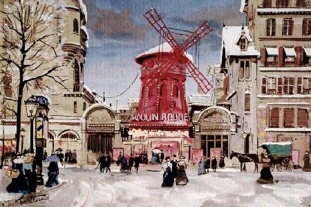 The Moulin Rouge, Paris 1900
