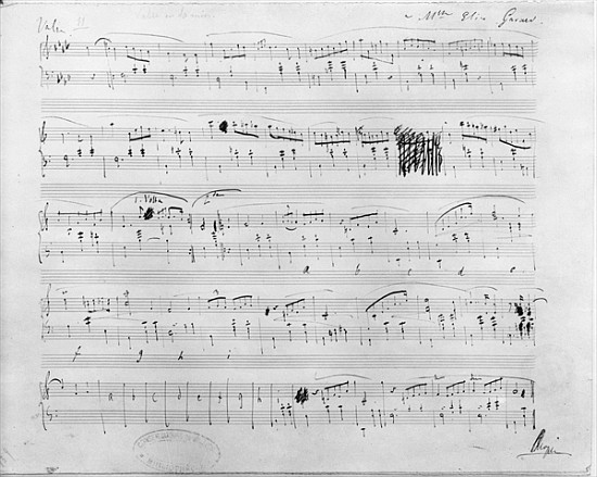 Ms.117, Waltz in F minor, Opus 70, Number 2, dedicated to Elise Gavard von Frederic Chopin