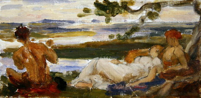 Sketch for 'The Idyll' (oil on canvas) von Frederic Leighton