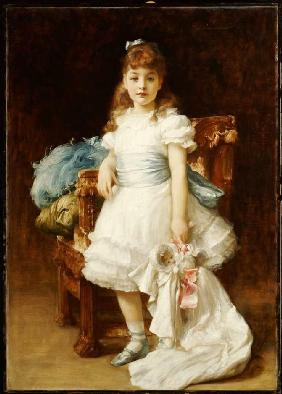 Bildnis der Lady Sybil Primrose als Kind.