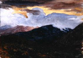 Landscape, c.1865 (oil on canvas) 19th
