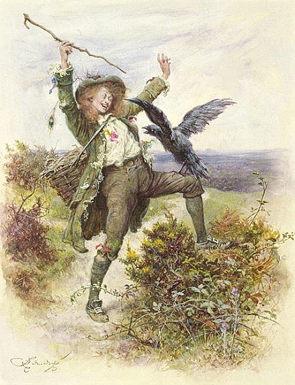 Barnaby Rudge and the Raven Grip von Frederick Barnard