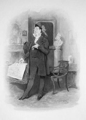 Mr Pecksniff, from 'Charles Dickens: A Gossip about his Life', by Thomas Archer published