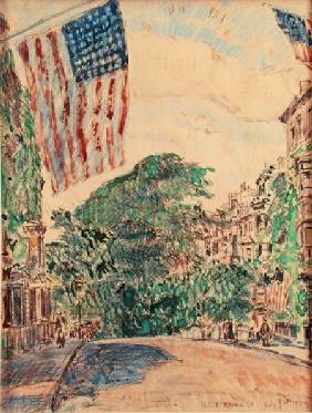 Mount Vernon Street, Boston 1919  on
