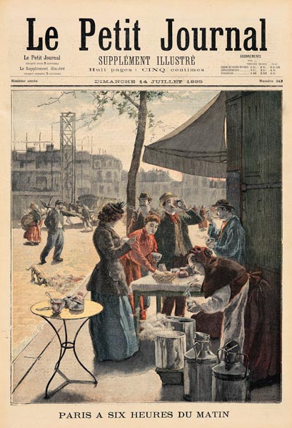 Paris at Six O''Clock in the Morning, from ''Le Petit Journal' von French School