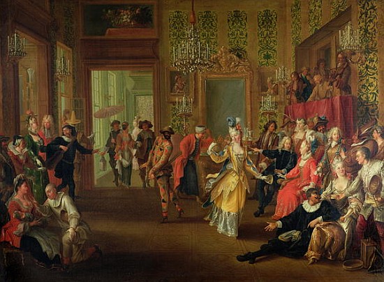 A Bal Pare during the Carnival, c.1710 von French School