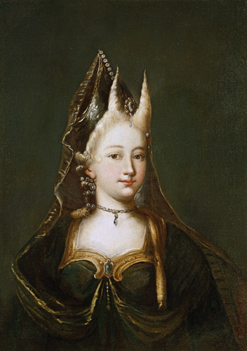 A horned witch von French School
