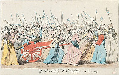 A Versailles, A Versailles'', March of the Women on Versailles, Paris, 5th October 1789 (see also 28 von French School