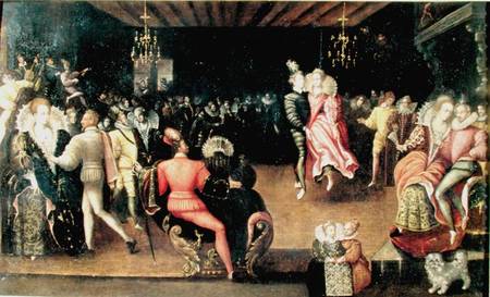 Ball at the Court of Valois von French School