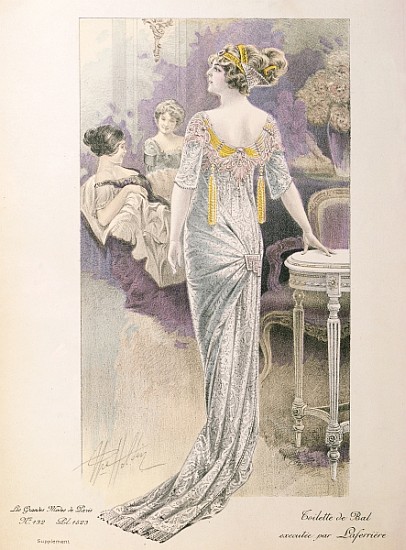 Ball gown, from ''Les Grandes Modes de Paris'' von French School