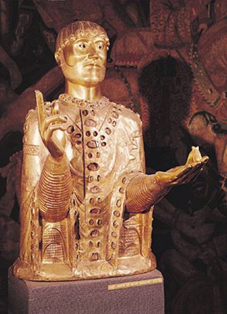 Bust of St. Baudime von French School