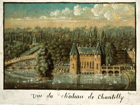 The Chateau de Chantilly von French School