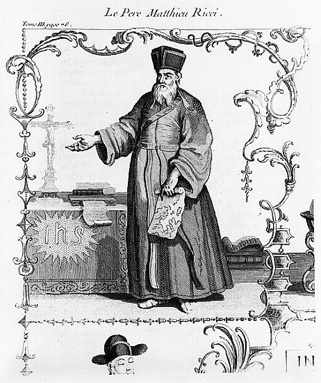 Father Matteo Ricci (1552-1610) von French School