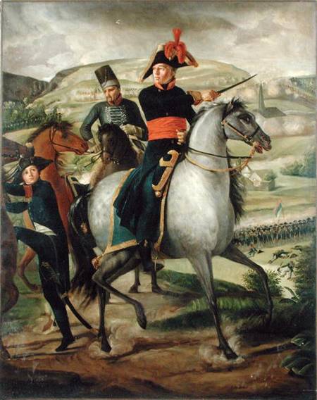 General Louis Marie Turreau de Garambouville (1756-1816) at the Gravieres Affair von French School