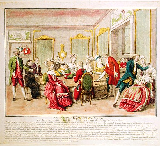 Hypnotism Session with Franz Anton Mesmer (1734-1815) 1784 von French School