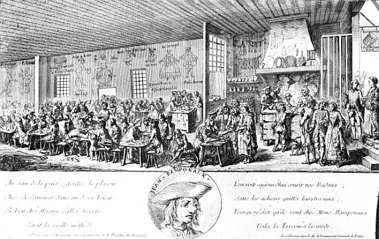 Jean Ramponneau''s Tavern von French School