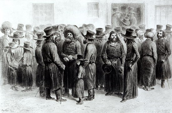 Jewish Traders and Merchants, printed Auguste Bry von French School