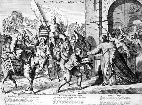''Le Retour de Gonnesse'', April 1649 von French School