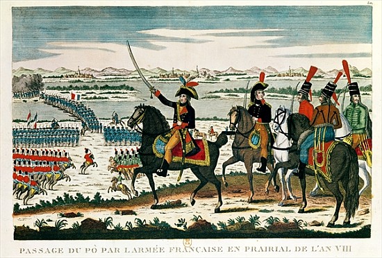 Passage to Po, before the Battle of Marengo, Prairial, Year VIII von French School