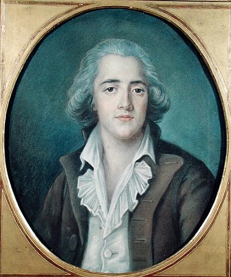 Portrait of Francois Rene (1768-1848) Vicomte de Chateaubriand, c.1786 von French School