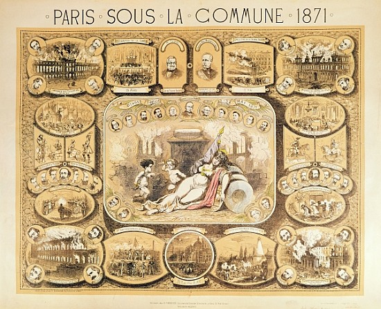 Scenes from the Paris Commune von French School
