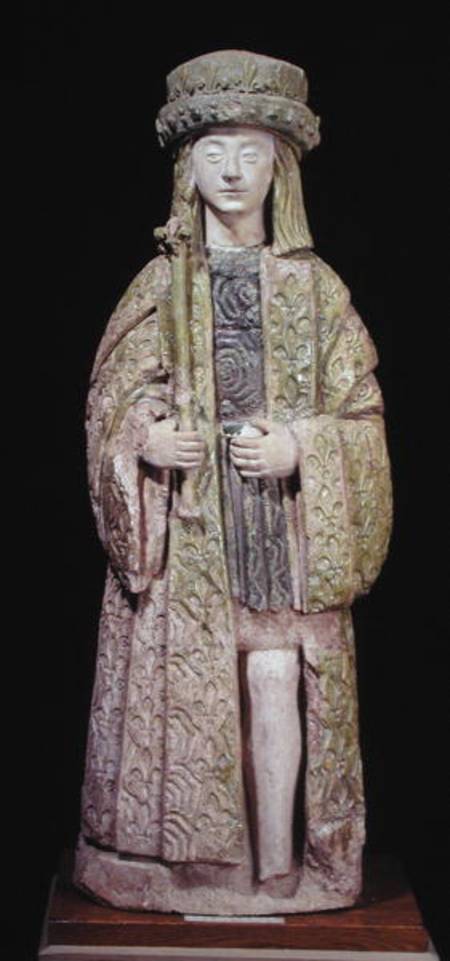 Statue of St. Louis (1214-70) von French School