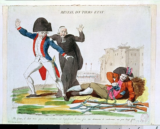 The Awakening of the Third Estate, July 1789 (see also 266297) von French School