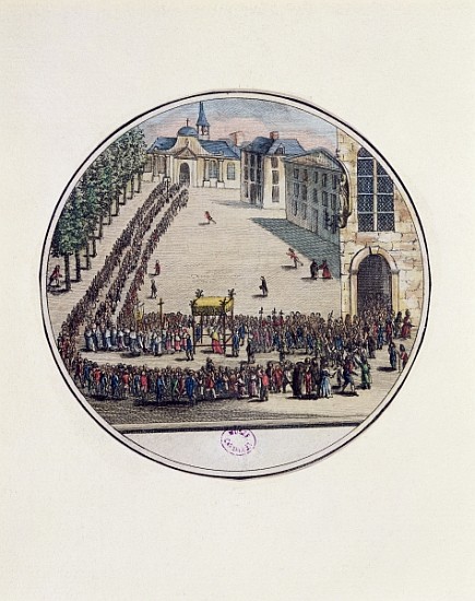 The Blessed Sacrament being carried in Procession at the Opening of the Estates General at Versaille von French School