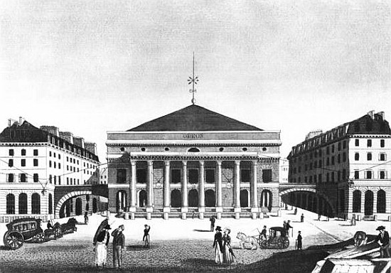 The Theatre de l''Odeon, c.1830 von French School