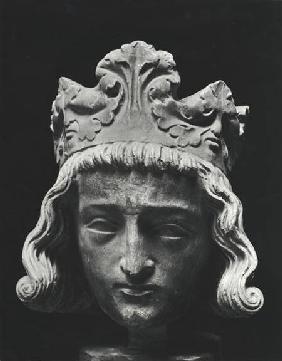 Clovis II (c.634-657), Merovingian Frankish king of Neustria and Burgundy (639-657), from Abbey of S 19th centu