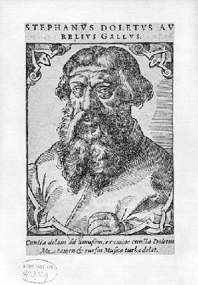 Etienne Dolet (1509-46) 1546