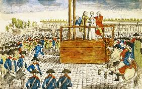 Execution of Marie-Antoinette (1755-93) in the Place de la Revolution, 16th October 1793