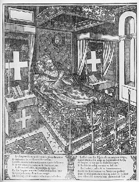 Henri IV (1553-1610) on his deathbed