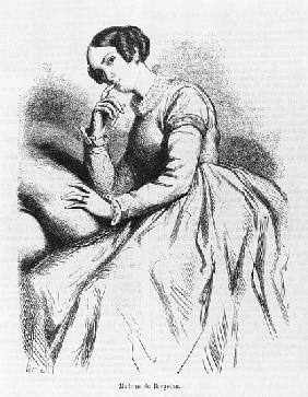 Madame de Bargeton, illustration from ''Les Illusions perdues'' Honore de Balzac