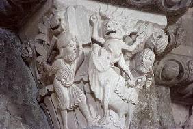 Moses and the Golden Calf, capital relief c.1130