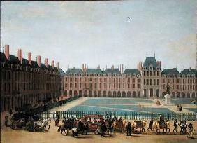 The Place Royale with the Royal Carriage c.1655