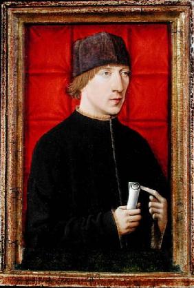 Portrait of a Man Holding a Scroll c.1480-151