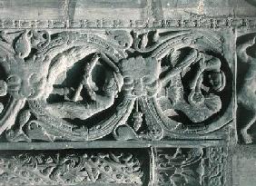 Relief depicting the Labours of the Months, detail of July and August, from the West facade 1122-40