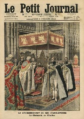 The Coronation of King George V (1865-1936) and the Ceremony of Unction at Westminster Abbey, 23 Jun