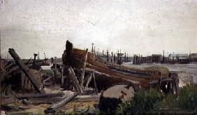 View of a Shipyard c.1860
