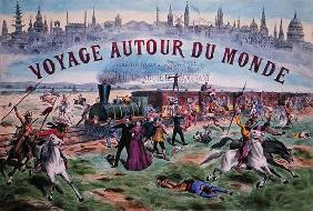 'Le Voyage Autour du Monde', cover of a box for a game based on 'Around the World in 80 Days' by Jul 18th