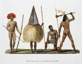 Natives of New Ireland, from 'Voyage autour du Monde, execute par Ordre du Roi sur La Corvette de Sa 15th